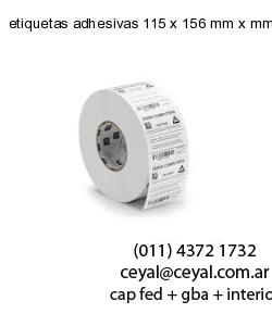 etiquetas adhesivas 115 x 156 mm x mm