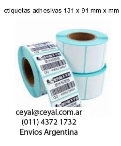 etiquetas adhesivas 131 x 91 mm x mm