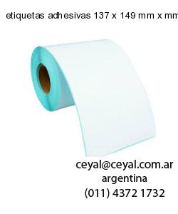 etiquetas adhesivas 137 x 149 mm x mm