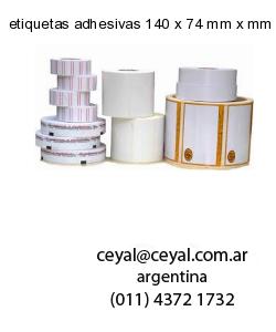 etiquetas adhesivas 140 x 74 mm x mm