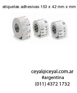 etiquetas adhesivas 153 x 42 mm x mm