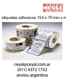 etiquetas adhesivas 154 x 70 mm x mm