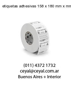 etiquetas adhesivas 158 x 180 mm x mm
