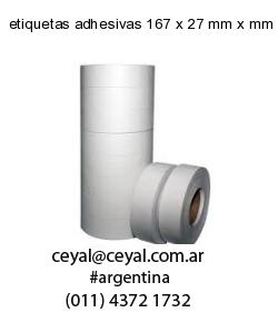 etiquetas adhesivas 167 x 27 mm x mm