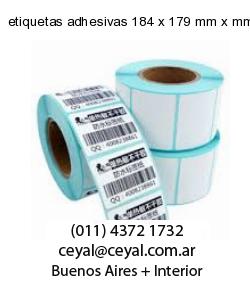 etiquetas adhesivas 184 x 179 mm x mm