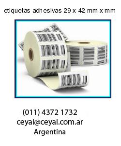 etiquetas adhesivas 29 x 42 mm x mm