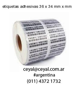 etiquetas adhesivas 36 x 34 mm x mm