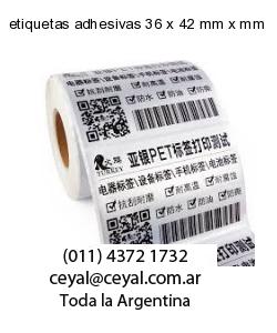 etiquetas adhesivas 36 x 42 mm x mm