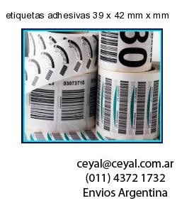 etiquetas adhesivas 39 x 42 mm x mm