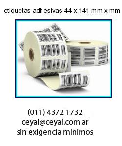 etiquetas adhesivas 44 x 141 mm x mm
