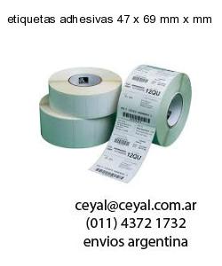 etiquetas adhesivas 47 x 69 mm x mm