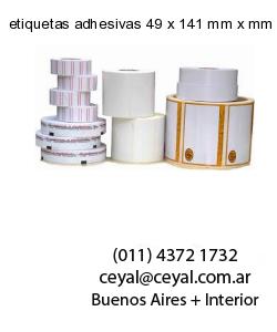 etiquetas adhesivas 49 x 141 mm x mm