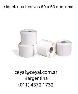 etiquetas adhesivas 69 x 69 mm x mm