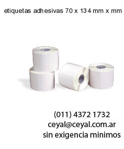 etiquetas adhesivas 70 x 134 mm x mm