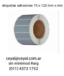 etiquetas adhesivas 75 x 122 mm x mm