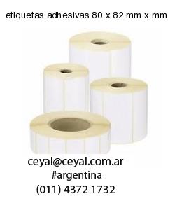 etiquetas adhesivas 80 x 82 mm x mm