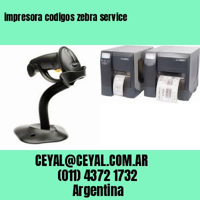 impresora codigos zebra service