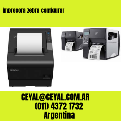 impresora zebra configurar
