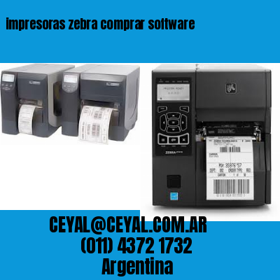 impresoras zebra comprar software