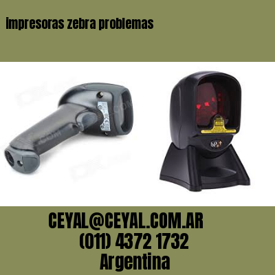 impresoras zebra problemas