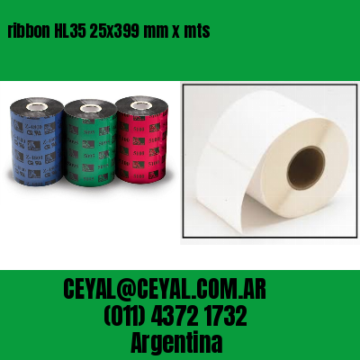 ribbon HL35 25×399 mm x mts