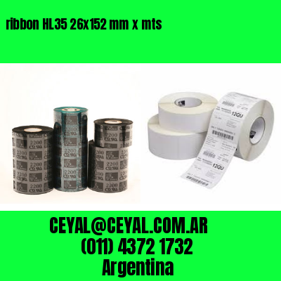 ribbon HL35 26×152 mm x mts