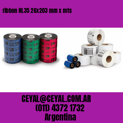 ribbon HL35 26×203 mm x mts