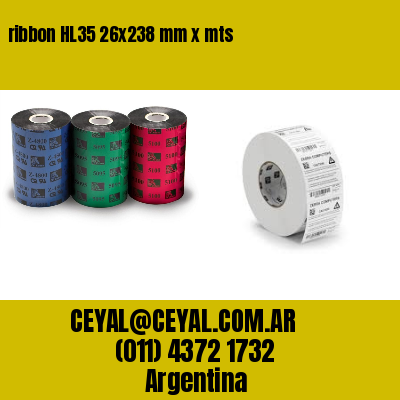 ribbon HL35 26×238 mm x mts
