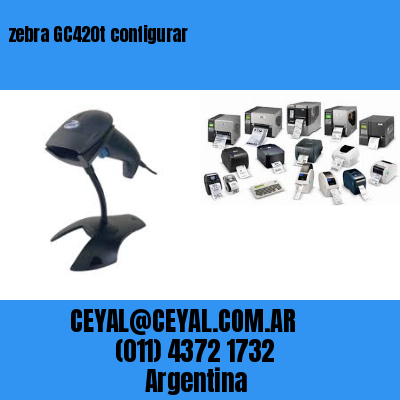 zebra GC420t configurar