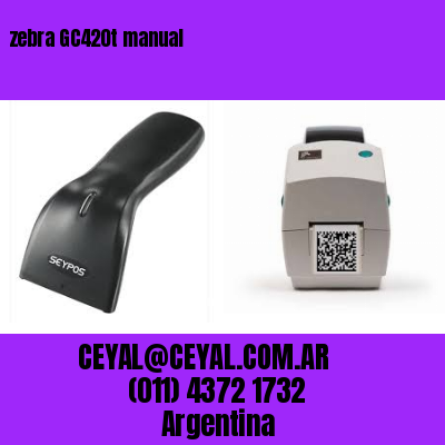 zebra GC420t manual