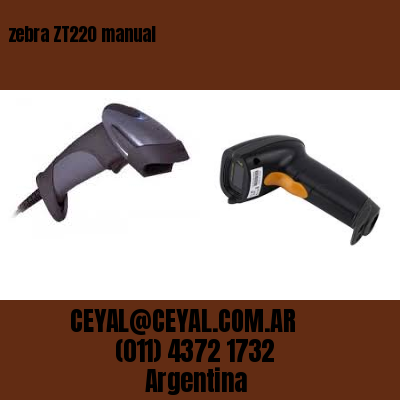 zebra ZT220 manual