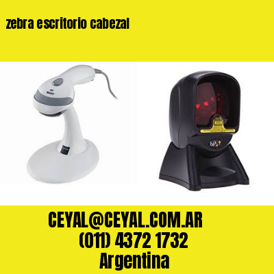 zebra escritorio cabezal