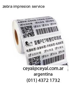 zebra impresion service