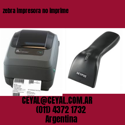 zebra impresora no imprime
