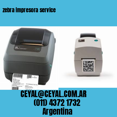 zebra impresora service