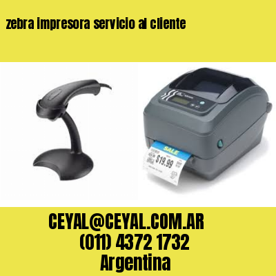 zebra impresora servicio al cliente