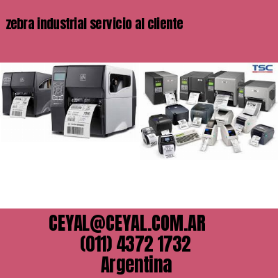 zebra industrial servicio al cliente