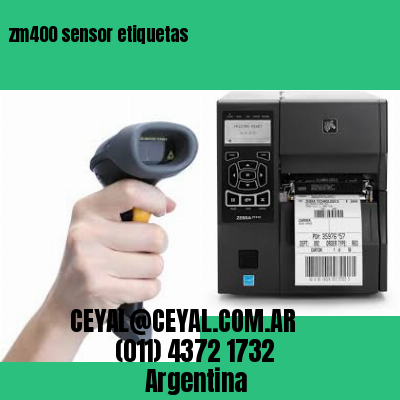 zm400 sensor etiquetas