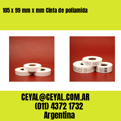 105 x 99 mm x mm Cinta de poliamida