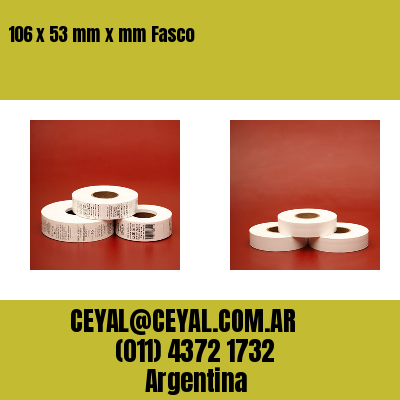 106 x 53 mm x mm Fasco