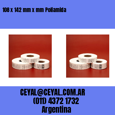 108 x 142 mm x mm Poliamida