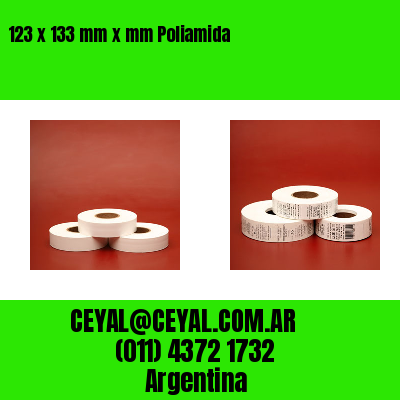 123 x 133 mm x mm Poliamida