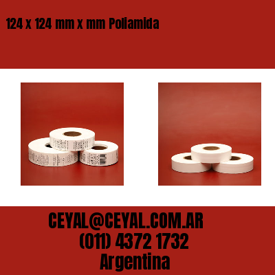 124 x 124 mm x mm Poliamida