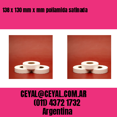 138 x 130 mm x mm poliamida satinada