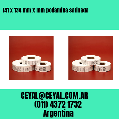 141 x 134 mm x mm poliamida satinada