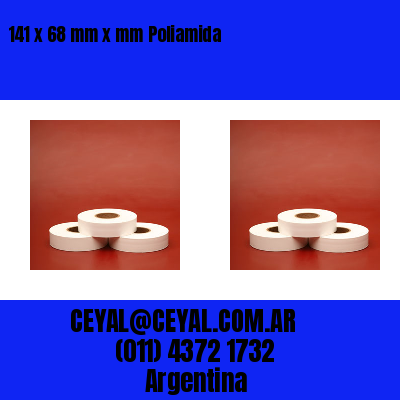 141 x 68 mm x mm Poliamida