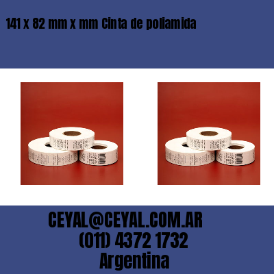 141 x 82 mm x mm Cinta de poliamida