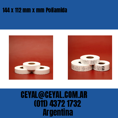 144 x 112 mm x mm Poliamida