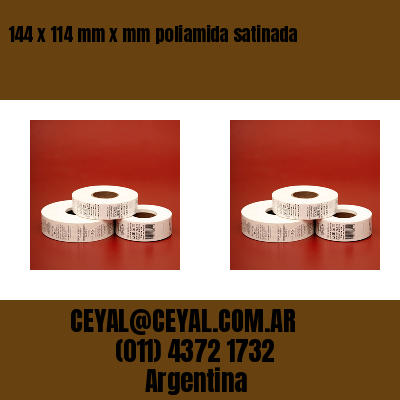 144 x 114 mm x mm poliamida satinada