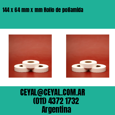 144 x 64 mm x mm Rollo de poliamida